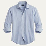 The Cody Men’s Smart Classic Striped Linen Shirt