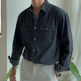 The Brindisi Men’s Button Down Classic Denim Shirt