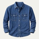 The Brindisi Men’s Button Down Classic Denim Shirt