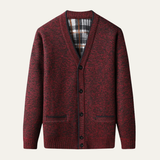 The Potenza Men's Warm Casual Knitted V Neck Cardigan