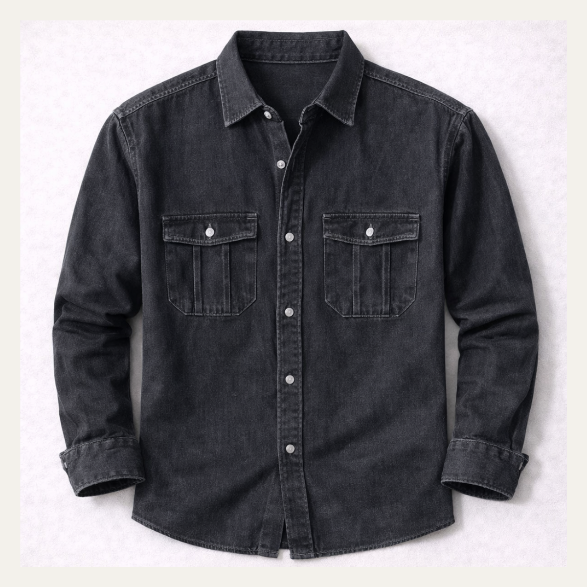The Brindisi Men’s Button Down Classic Denim Shirt