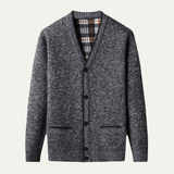The Potenza Men's Warm Casual Knitted V Neck Cardigan