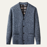 The Potenza Men's Warm Casual Knitted V Neck Cardigan