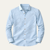 The Tropea Men’s Geometric Print Slim Fit Business Shirt