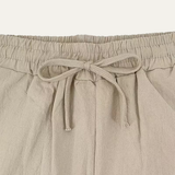 The Circular Quay Men’s Casual Elastic Waist Loose Fit Linen Pants