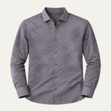 The Soverato Men’s Geometric Print Slim Fit Casual Shirt