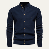 The Avellino Men's Knitted Winter Buttoned Cotton Cardigan