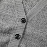 The Elston Men's V Neck Knit Button Up Cardigan