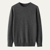 The Cascais Men’s Trendy Merino Wool O Neck Winter Sweater