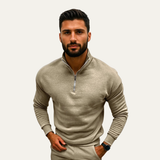 The San Marino Men’s Smart Casual Quarter Zip Sweater