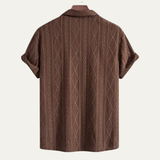 The Stradella Men's Textured Short Sleeve Shirt