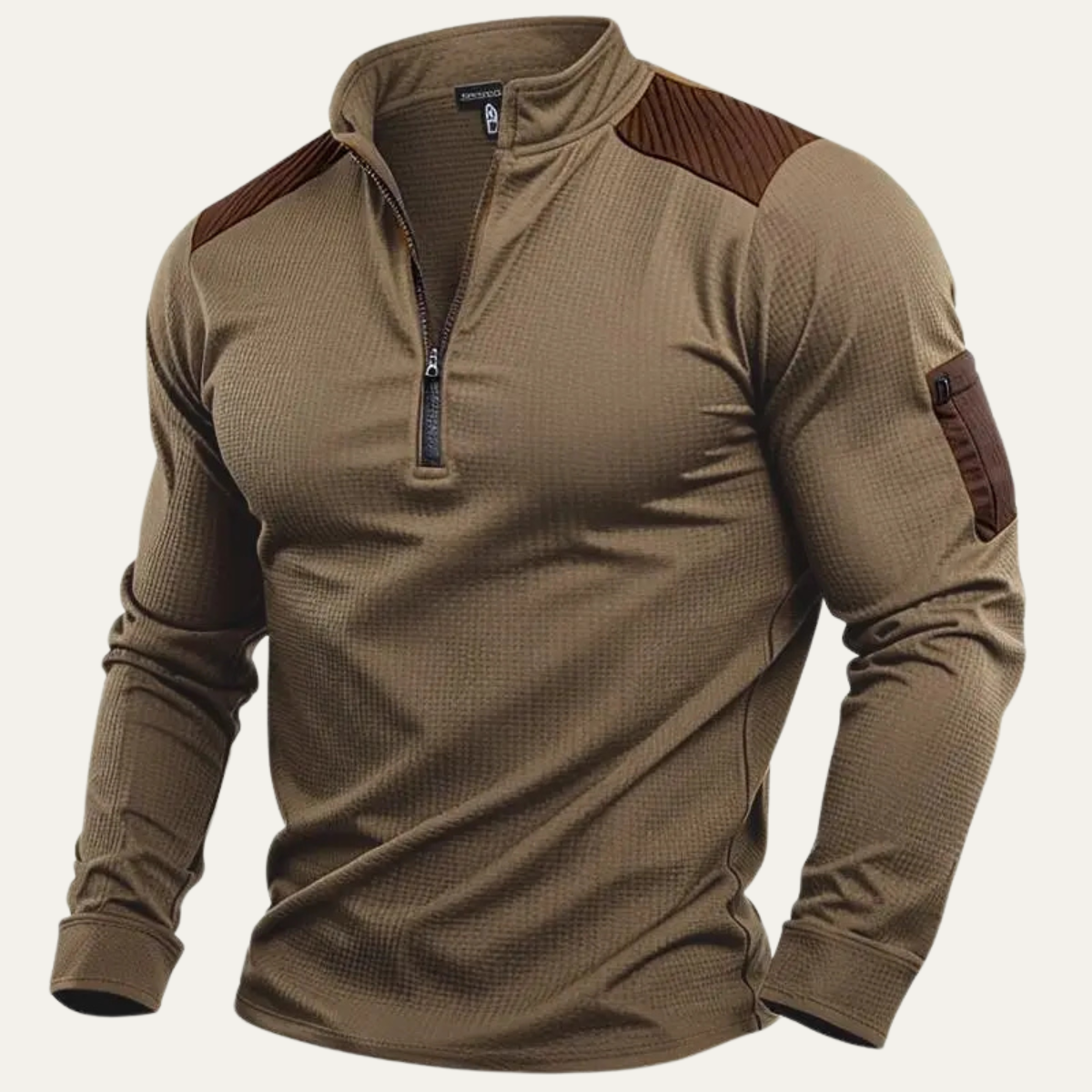 The Carovigno Men’s Lightweight Half Zip Tactical Outdoor Sweater