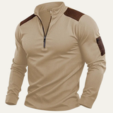 The Carovigno Men’s Lightweight Half Zip Tactical Outdoor Sweater