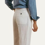 The Brianza Men’s Vintage High Waist Linen Dress Pants