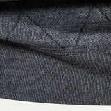The Caserta Men’s Smart Casual Half Zip Knit Jumper – Gray