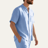 The Westmount Men’s Lightweight Linen Button Up Shirt