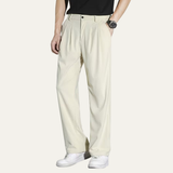 The Caloundra Men’s Premium Wide Leg Corduroy Pleated Dress Pants