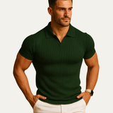 The Ghedi Men's Knit Short Sleeve Polo