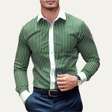 The Harwood Men’s Multicolor Vertical Stripe Casual Shirt