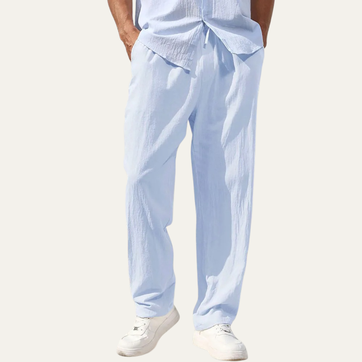The Millbrook Men’s Lightweight Linen Straight Leg Pants