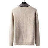 The Inverness Elegant Wool Cardigan with Pockets for Men