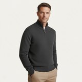 The Crestfield Quarter Zip Sweater – Men's 100% Soft Luxury Wool Knit Sweater