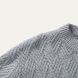 The Deerfield Men’s  Soft O Neck Warm Knitted Sweater