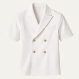 The Bordeaux Men’s Double Breasted Business Suit Shirt