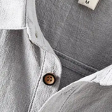 The Montrose Ridge Men’s Short Sleeve Linen Casual Polo Shirt