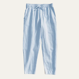 The Napoli Men’s Elastic Waist Linen Casual Jogger Pants