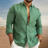 The Ancona Men’s Cotton Linen Lightweight Shirt