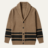 The San Marino Men’s Knitted Thick Warm Lapel Cardigan