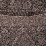 The Murano Men's Slim Fit Knitted Button-Up V-Neck Sweater