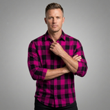 The Desenzano Men’s Trendy Plaid Button-Up Shirt