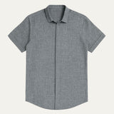 The Lisbon Linen Short Sleeve Shirt for Men