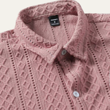 The Timberlake Ridge Men’s Casual Textured Button Up Shirt