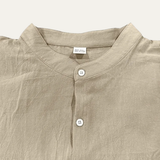 The Manly Men’s Casual Button Up Linen Long Sleeve Shirt with Pocket
