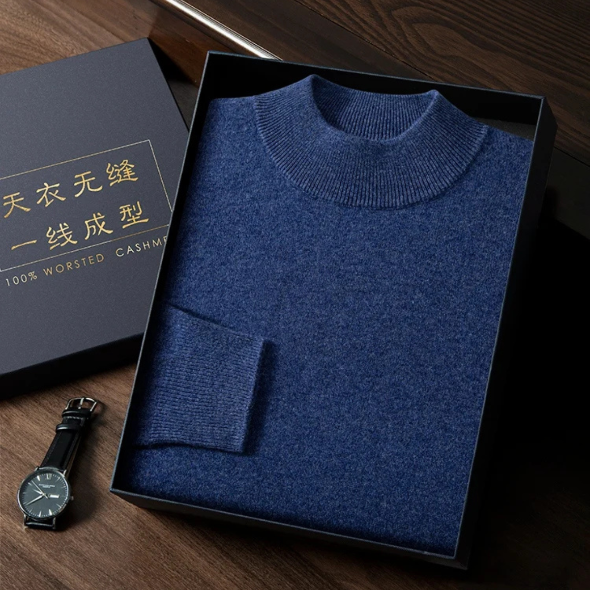 The Hillbourne Sweater – Men's 100% Soft Luxury Knit Sweater