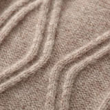 The Riverhill Men's Cable Knit Half Zip Sweater