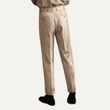 The Perth Men’s Slim Fit High Waisted Straight Leg Dress Pants