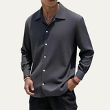 The Frascati Men’s Relaxed Fit  Casual Textured Shirt