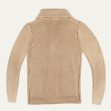 The Bardolino Men's Shawl Collar Knit Button Up Wool Cardigan