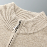 The Thornhill Sweater – Men's 100% Soft Luxury Wool Zip Cardigan