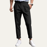 The Dromana Men’s Tailored Smart Slim Fit Pleated Dress Pants