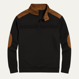 The Toulouse Men’s Retro Half Zip Contrast Collar Sweater