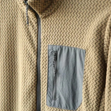 The Warwick Men’s  Wavy Texture Sweater with Chest Pocket