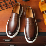 The Arezzo Men’s Leather Loafer Sneaker