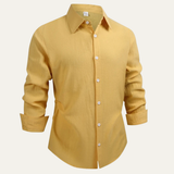 The Viareggio Men’s Elegant Button Down Linen Cotton Shirt