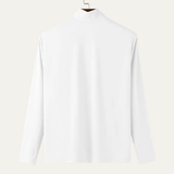 The Sassari Men’s Slim Fit Zip Up Casual Turtleneck Shirt