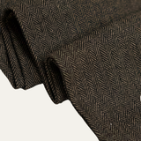 The Subiaco Men’s Business Tailored Herringbone Pleated Dress Pants